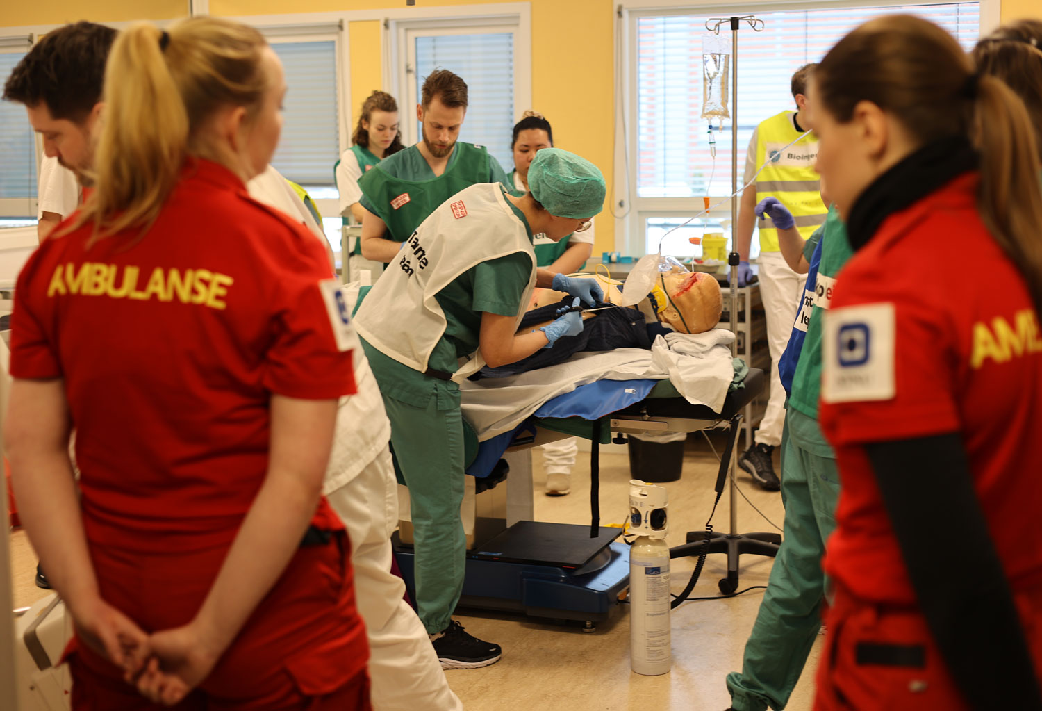 Fra NTNU på Gjøvik der sykepleiere og paramedisinere utdannes. Illustrasjonsfoto: Jørn Finsrud.
