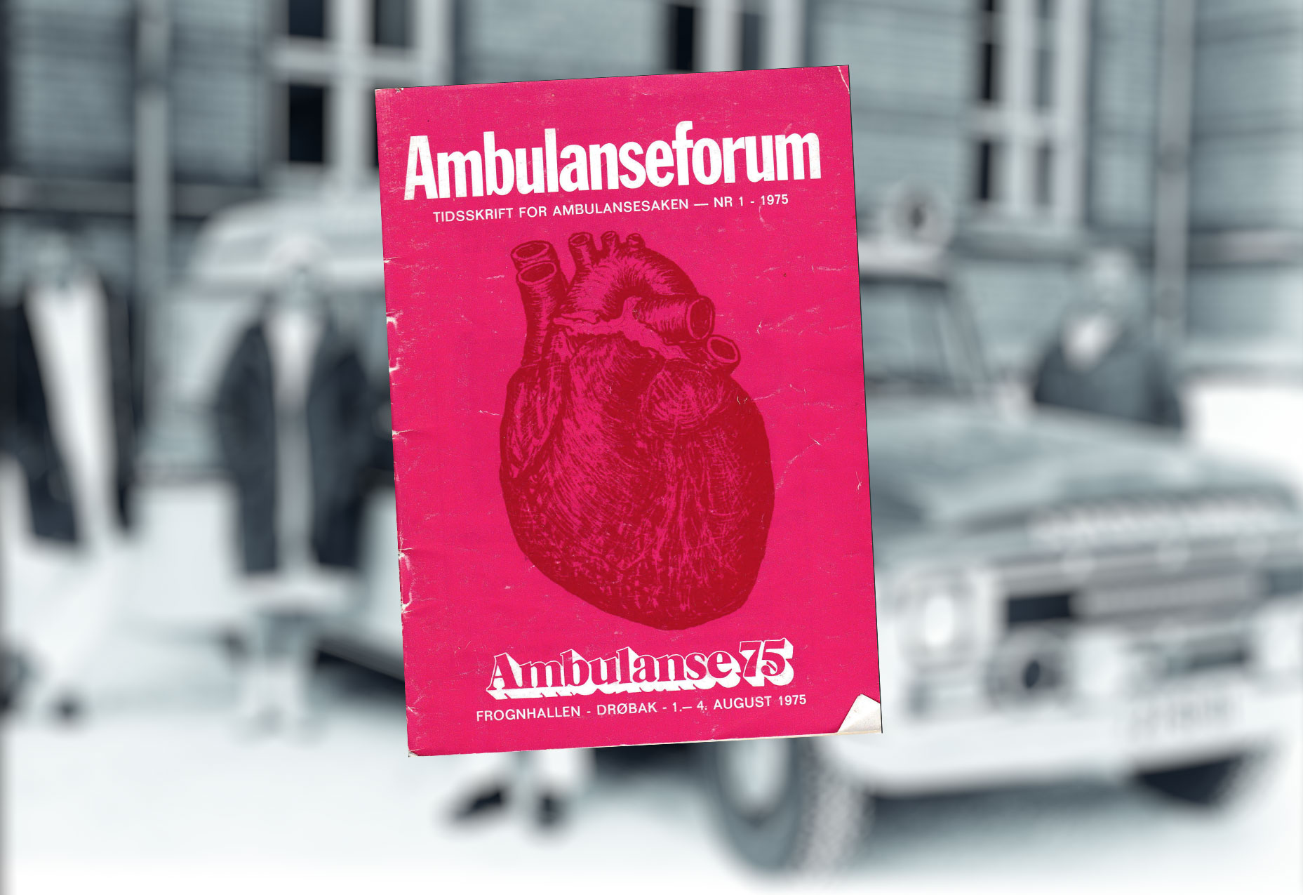 Ambulanseforum nummer 1 fra 1975, og det ble bare det ene nummeret det første året.