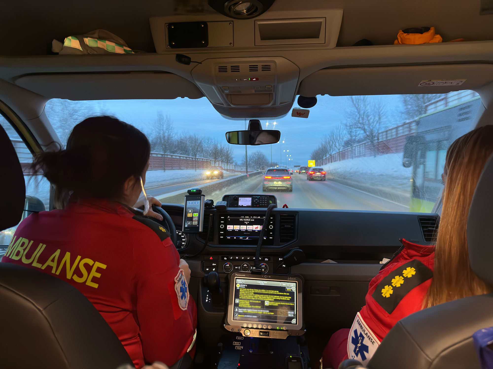 Det er store forskjeller på transportavstand med ambulanse i Norge. Illustrasjonsfoto: Jørn Finsrud.